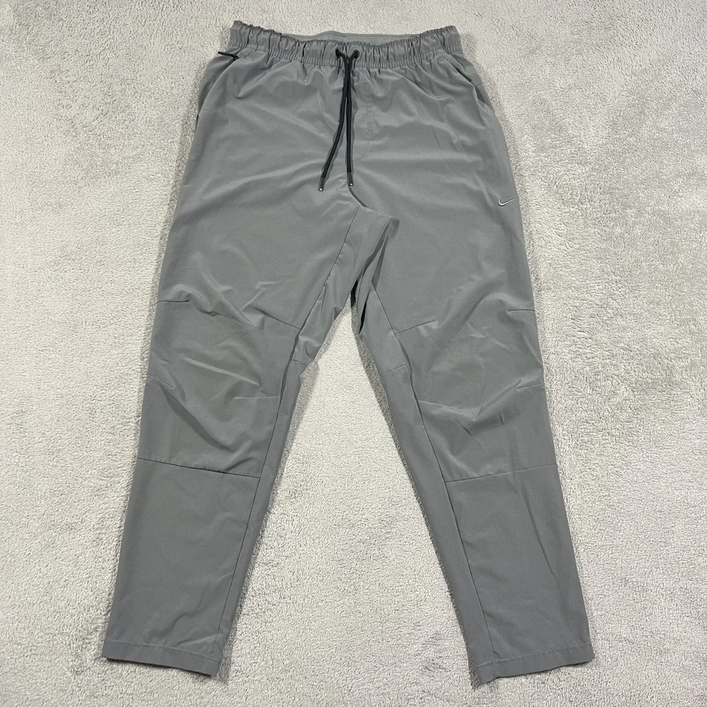 Nike Pants Mens Medium Gray Unlimited Dri-FIT Versatile Tapered Athletic FB7546